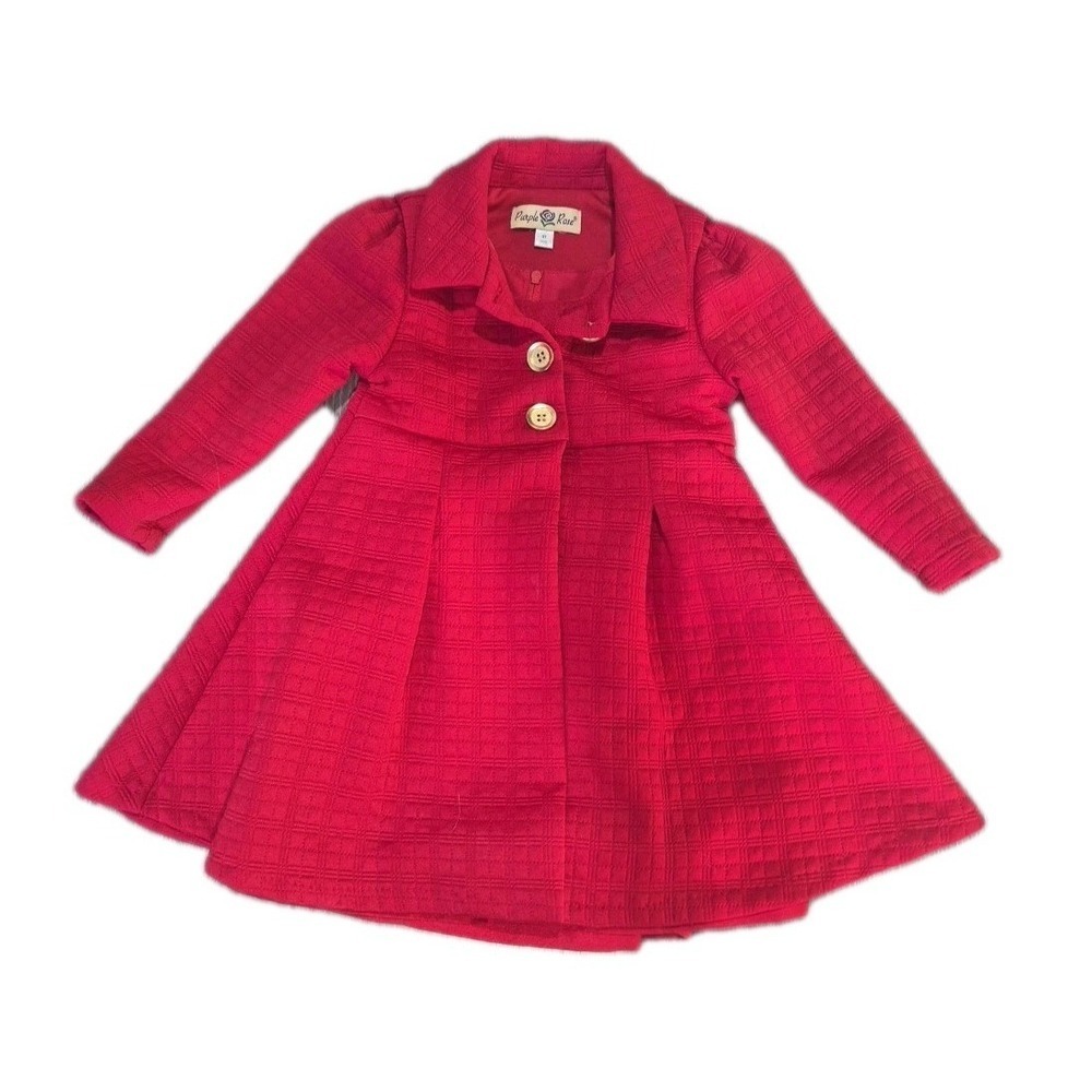 'Purple Rose' Red  Dress &  Jacket Set Girls‎ 3T Party Ready!